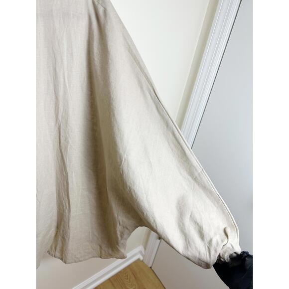 Luxmii Women's Relaxed Pallocino Linen Top Size M/L New - Picture 6 of 9